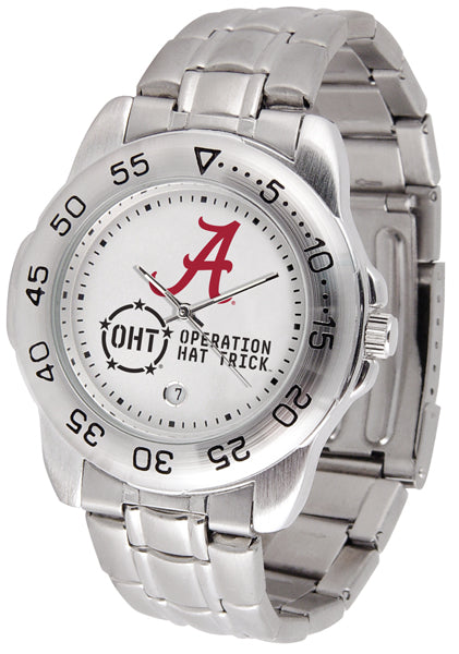 Men's Alabama Crimson Tide OHT Sport Steel Watch
