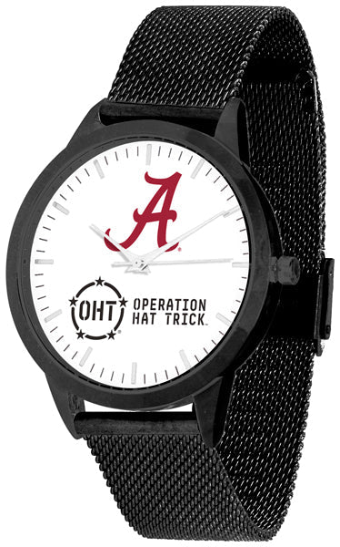 Alabama Crimson Tide OHT Mesh Statement Watch Black